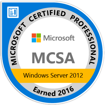 MCSA: Windows Server 2012